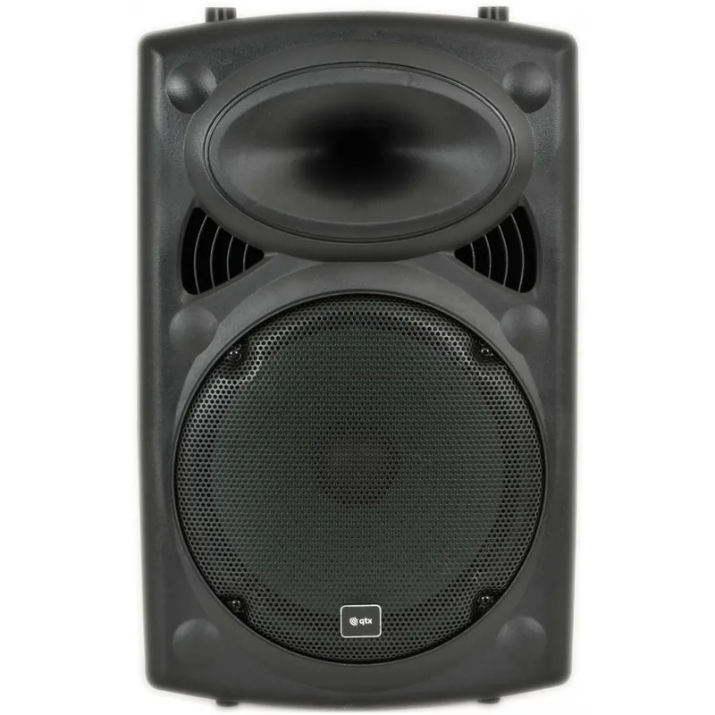 Rychlé Dodání QTX QR12PA, mobilní 12" zvukový systém MP3/SD/USB/2x VHF, 200W