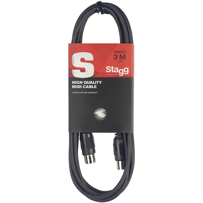 Speciální Cena Stagg SMD3 E, kabel midi DIN/DIN, 3m