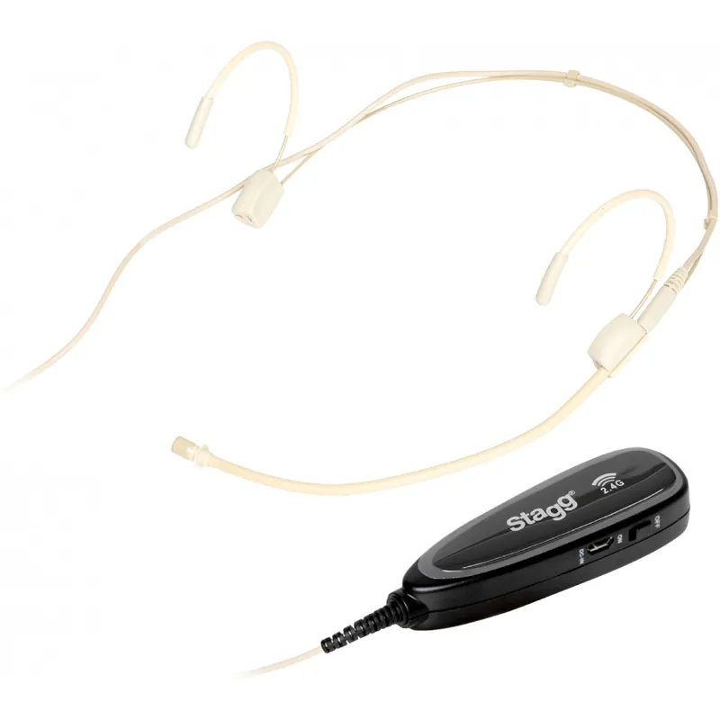 Stagg SUW 12H-BE, bezdrátový náhlavní mikrofonní set 2,4 GHz UHF Bezpečná Platba