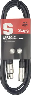 Aktuální Stagg SMC3, mikrofonní kabel XLR/XLR, 3m