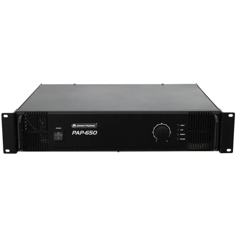 Nejprodávanější Omnitronic PAP-650, 100V zesilovač, 650W