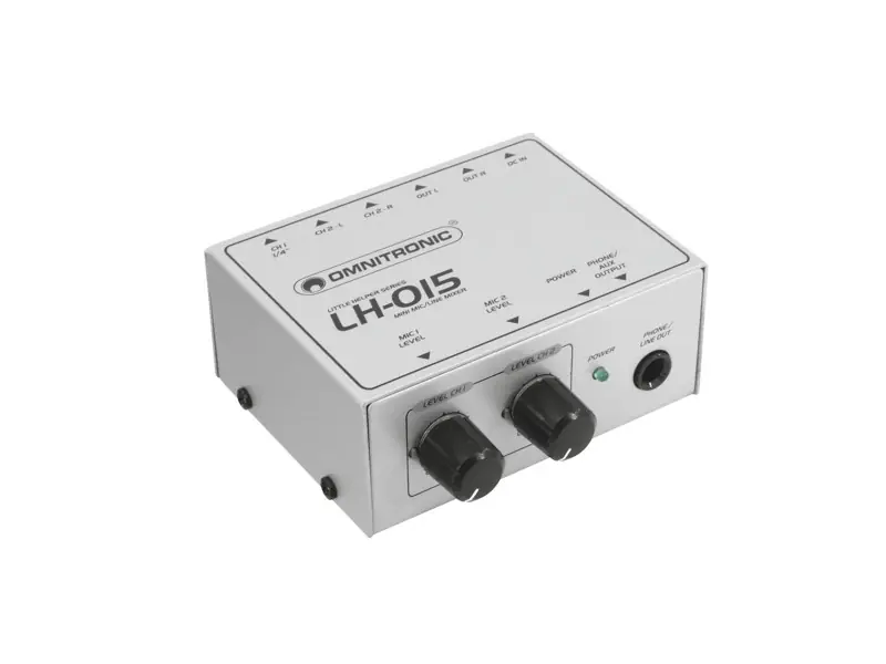 Tovární Cena Omnitronic LH-015, mini mixážní pult 2-kanálový