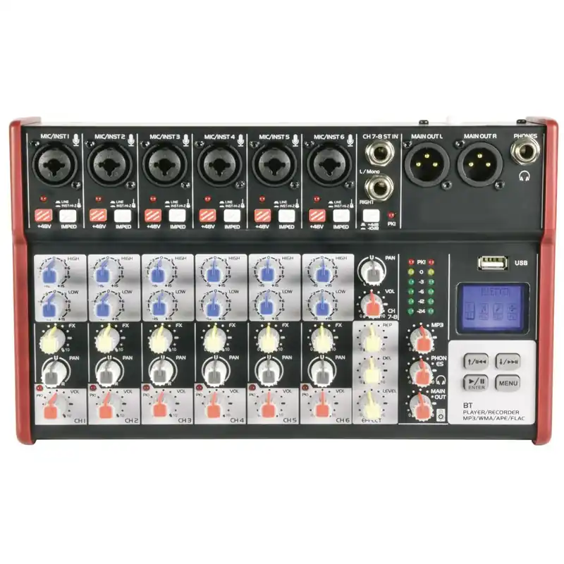 Cenový Hit Citronic CSM-8 Mixážní pult s USB a Bluetooth