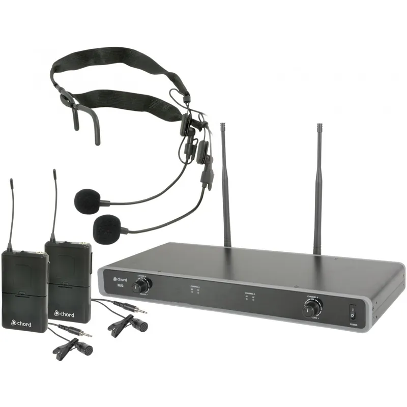 Chord NU2-N, 2-kanálový bezdrátový mikrofonní set 608.050 MHz / 606.175 MHz Kup Teď