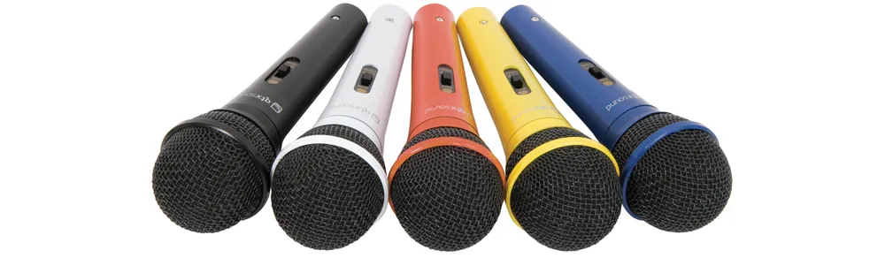 Ihned K Objednání QTX DM5X sada dynamických mikrofonů XLR, 5 barev