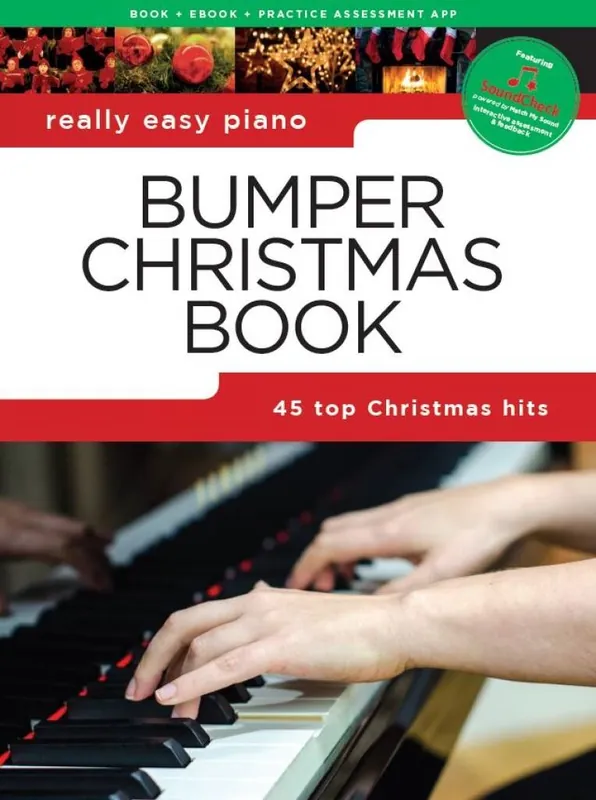Really Easy Piano Bumper Christmas Book Nízká Cena