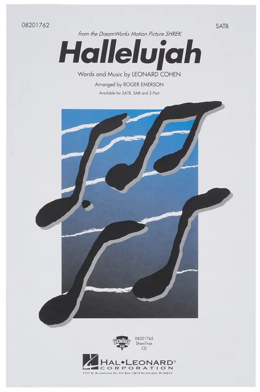 Leonard Cohen Hallelujah (SATB) Sleva