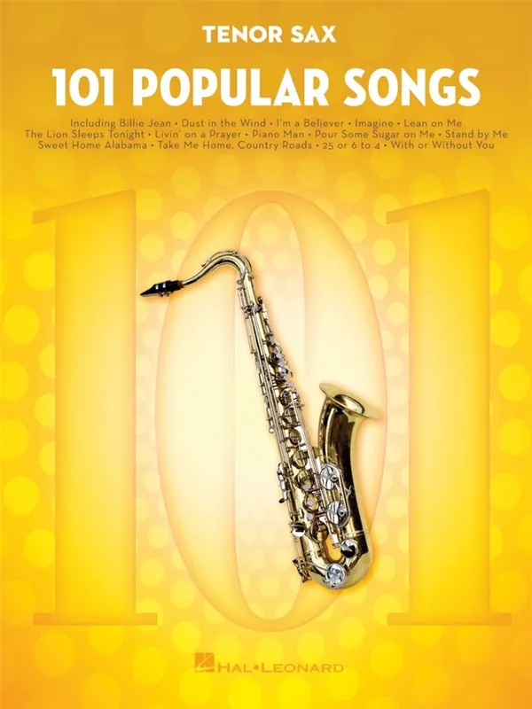 Super Cena 101 Popular Songs Tenor Sax