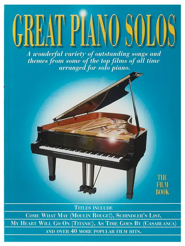 Odeslání Ihned Great Piano Solos - The Film Book