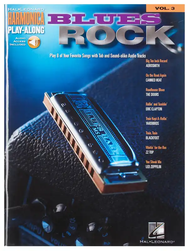 Harmonica Play-Along Volume 3 Blues Rock Finální Výprodej