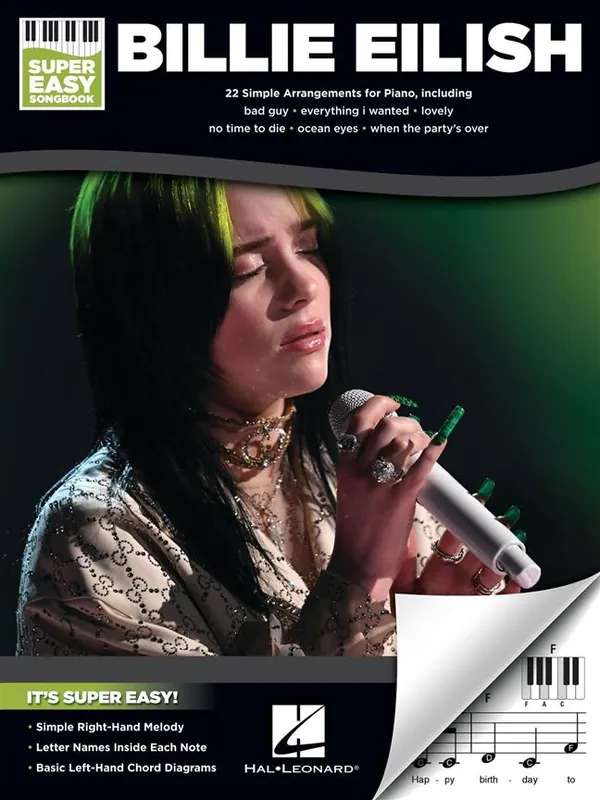 Billie Eilish - Super Easy Songbook Expresní Doručení
