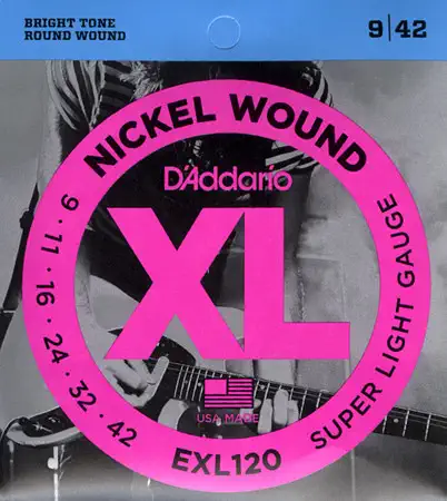 D‘ADDARIO EXL120 Super Light - .009 - .042 Vrácení Zdarma