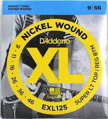 Koupit Online D‘ADDARIO EXL125 Super Light Top/ Regular Bottom - .009 - .046