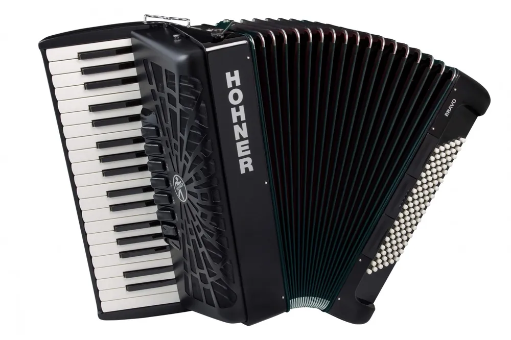 HOHNER Bravo III 96 black Silent Key Přímo Od Výrobce