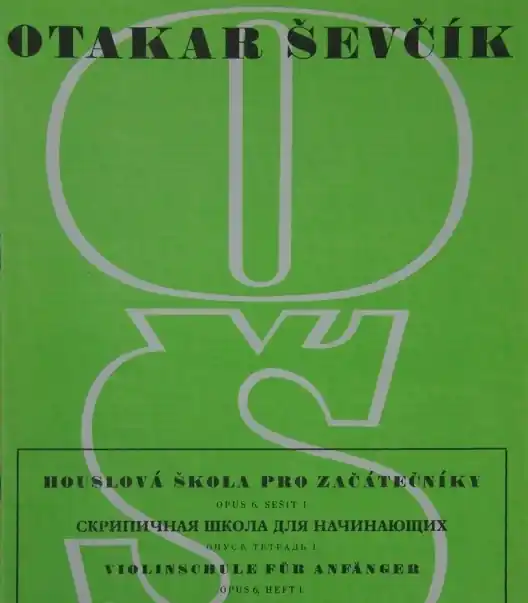 Oblíbený Otakar Ševčík Opus 6, sešit 1