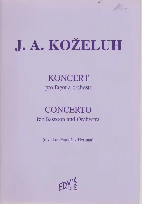 Pouze Dnes J.A.Koželuh - Koncert pro fagot a orchestr