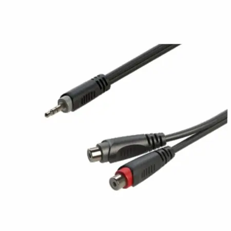 Kabel audio J 3,5 ST / RCA (F) 2x ROXTONE - 0,2m Výhodná Nabídka