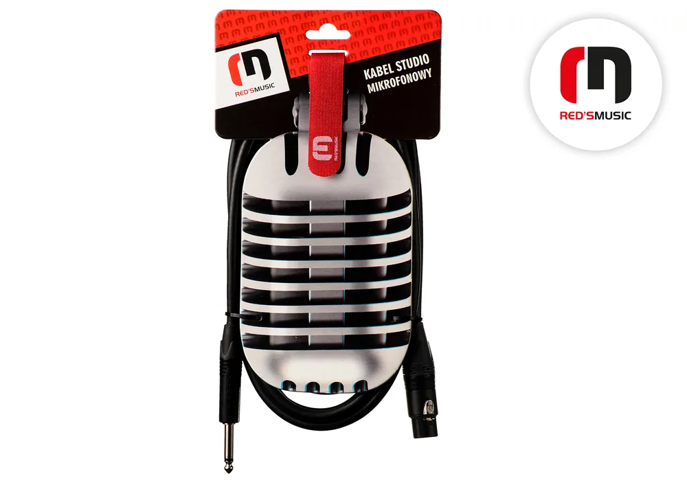 Kabel mikrofonní XLR F / J 6,3 M STUDIO Neutrik - 9m Výprodej