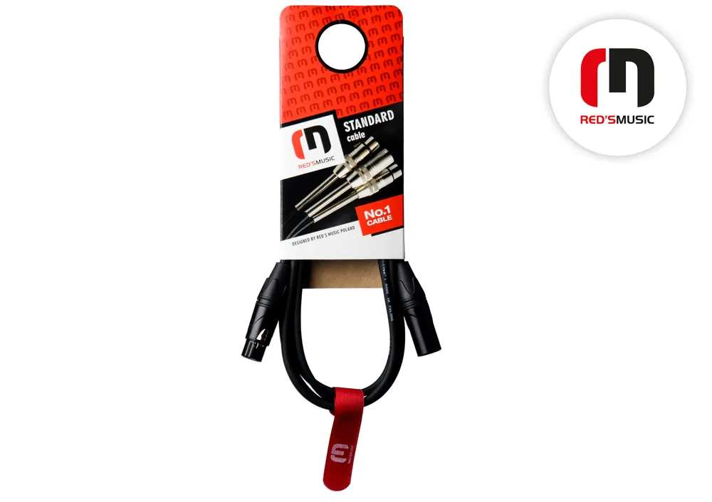 Zlevněný Kabel DMX XLR / XLR RED´s Music - 2m