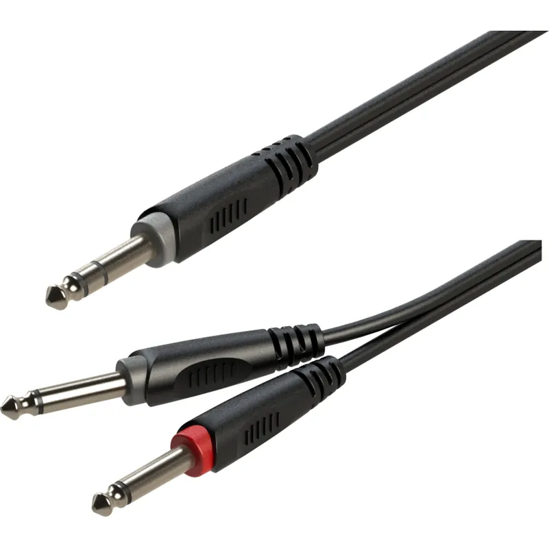 Kabel audio J 6,3 ST / J 6,3 M 2x ROXTONE - 3m Ihned K Objednání