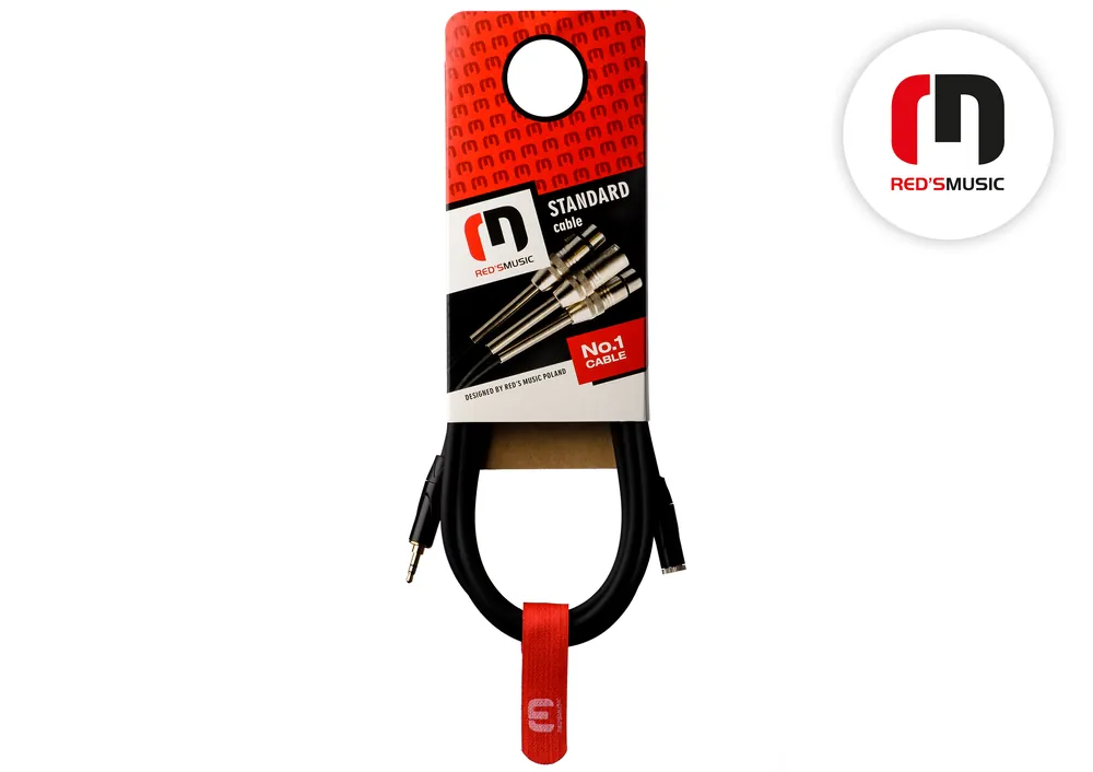 Jen Po Omezenou Doba Kabel audio Jack 3.5 ST / Jack 3,5 ST (F) RED´s Music