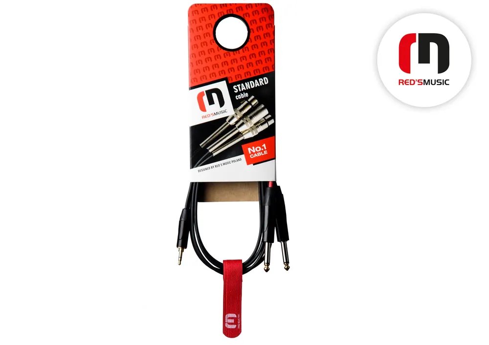 Odeslání Ihned Kabel audio Jack 3,5 ST / Jack 6,3 MO 2x RED´s Music