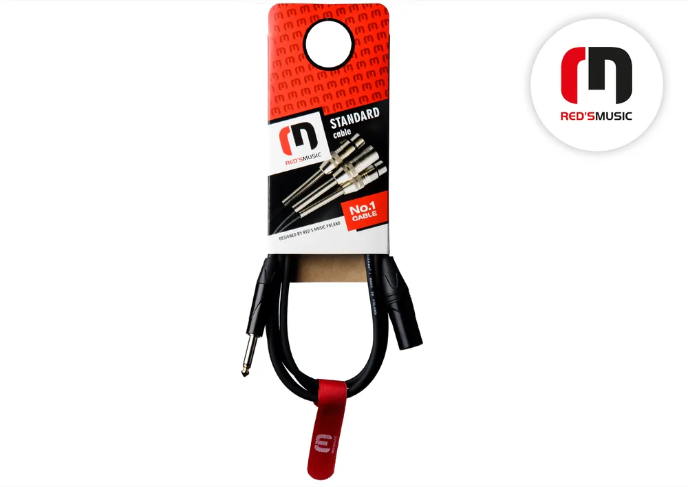 Hit Sezóny Kabel mikrofonní XLR M / J 6,3 M RED´s Music - 7m