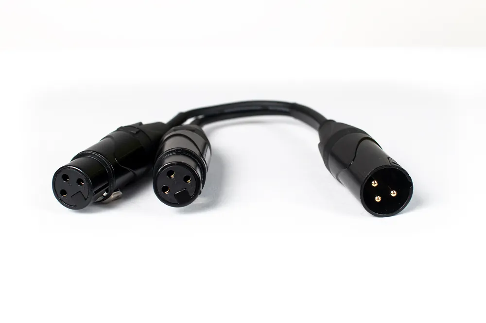 Nízká Cena Propojovací kabel Y- XLR (M) / 2x XLR (F) - 0,2m