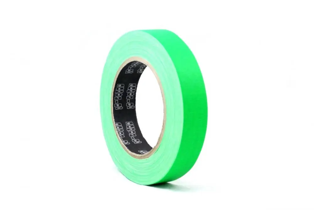 Gaffa páska PRO FLUO 12mm/25m zelená popisovací GAFER.PL Vrácení Zdarma