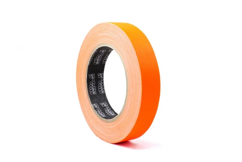 Časově Omezené Gaffa páska PRO FLUO 19mm/25m oranžová popisovací GAFER.PL