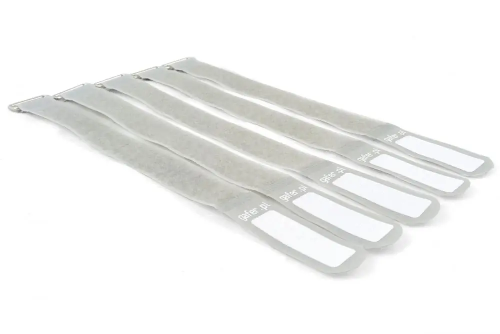 Ihned K Objednání VELCRO vázací pásek 5ks - 260mm stříbrný GAFER.PL