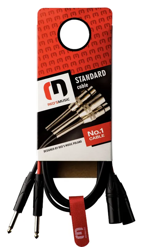 Jen Po Omezenou Doba Kabel audio XLR (M) 2x / Jack 6,3 2x - 1,5m
